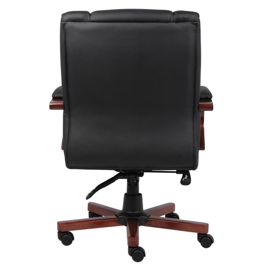 Boss Office Products Black Contemporary Ergonomic Adjustable Height