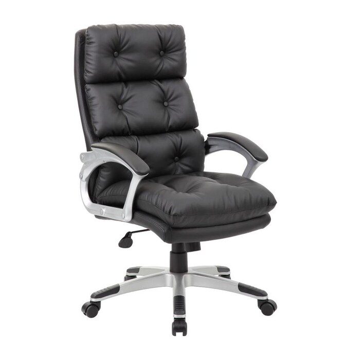 Boss Office Products Black Contemporary Executive Chair In The
