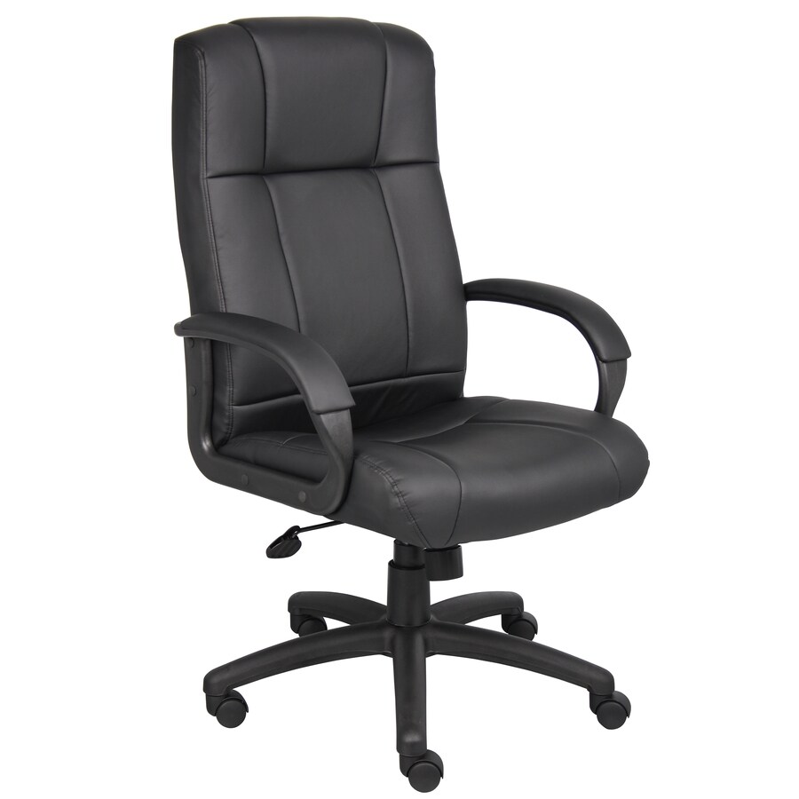 Boss Office Products Black Contemporary Ergonomic Adjustable Height
