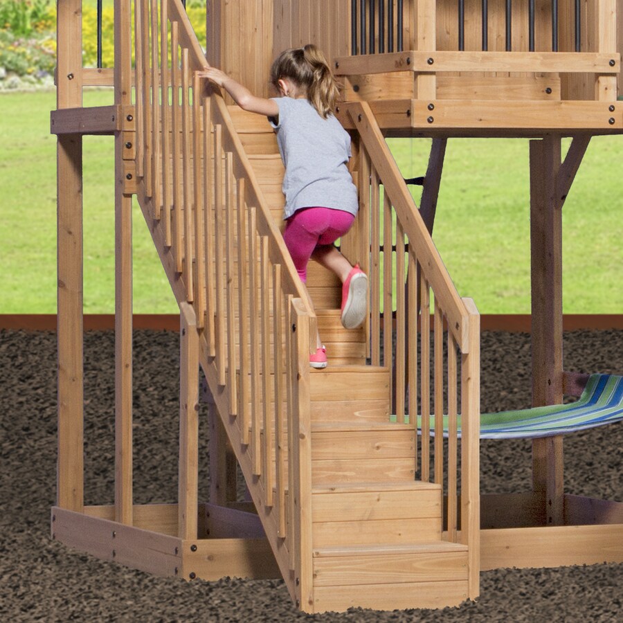 backyard discovery oceanview cedar swing set