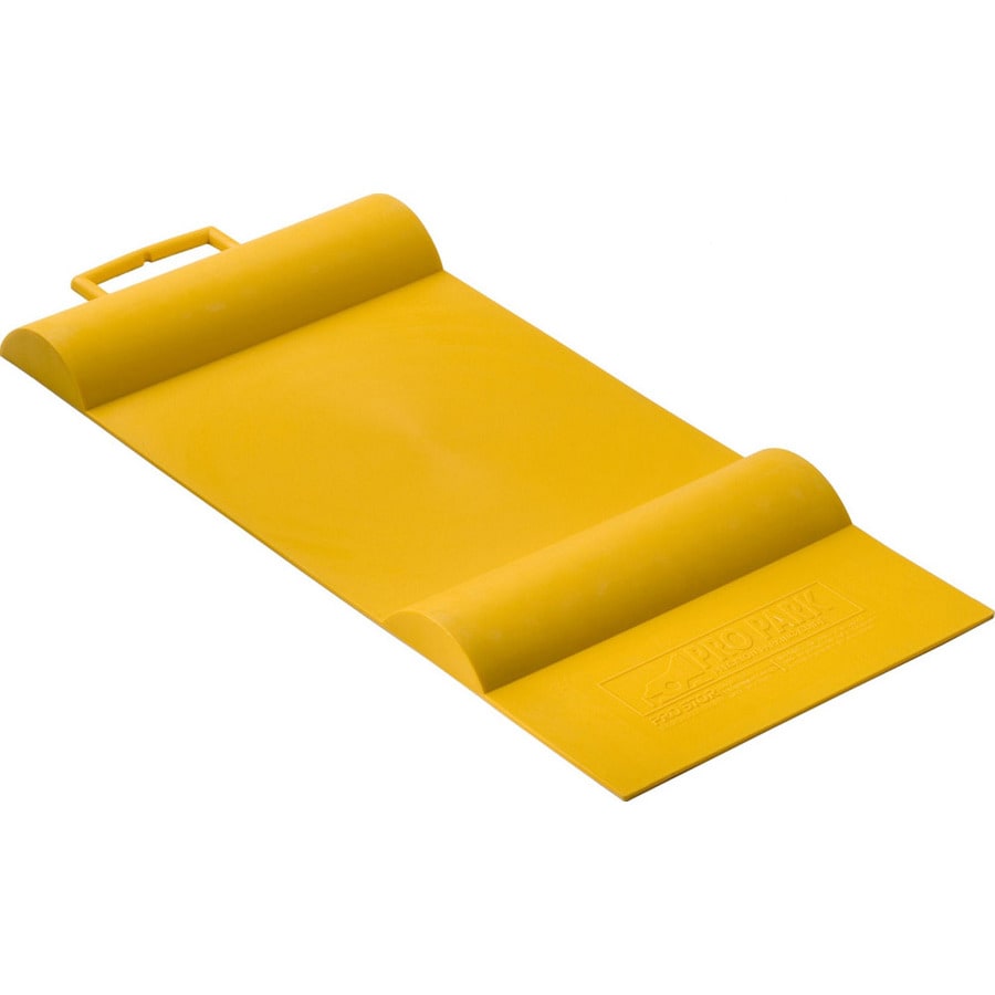 Shop Racor 12in W x 1.5in L x 27in H Yellow Rubber Car Parking Mat at