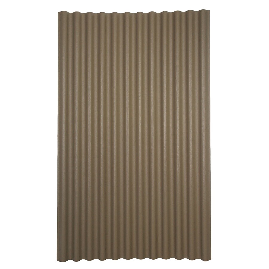 Ondura 4 Ft X 658 Ft Corrugated Tan Asphalt Roof Panel In The Roof Panels Department At 