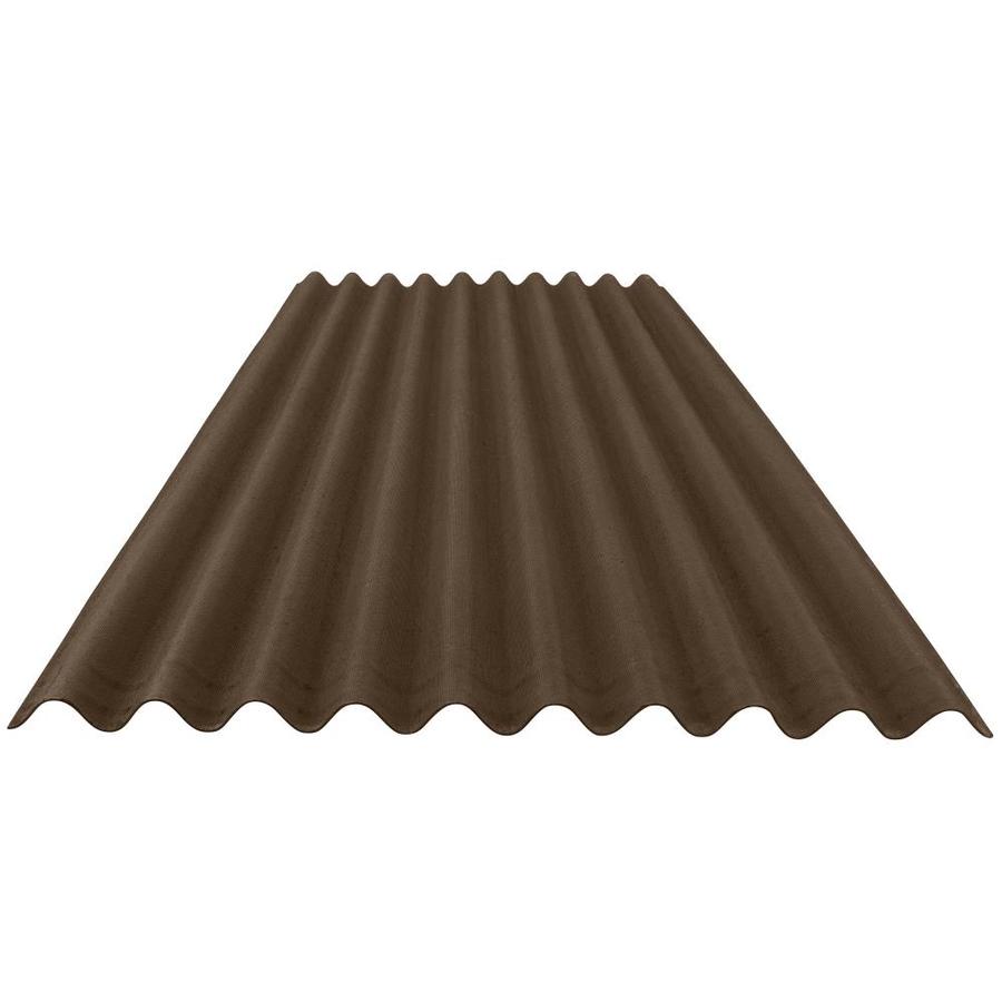 Ondura Ondurapremium 316 Ft X 658 Ft Corrugated Brown Asphalt Roof Panel In The Roof Panels 