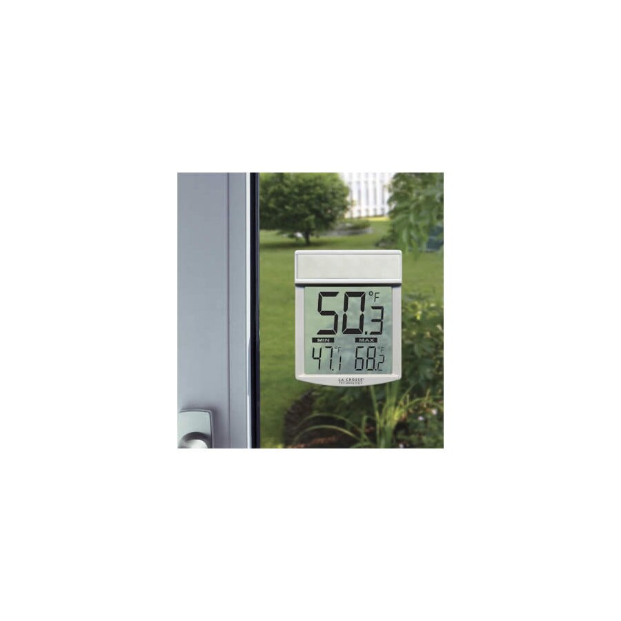 La Crosse Technology Wt-62U-Tbp Digital Window Thermometer 