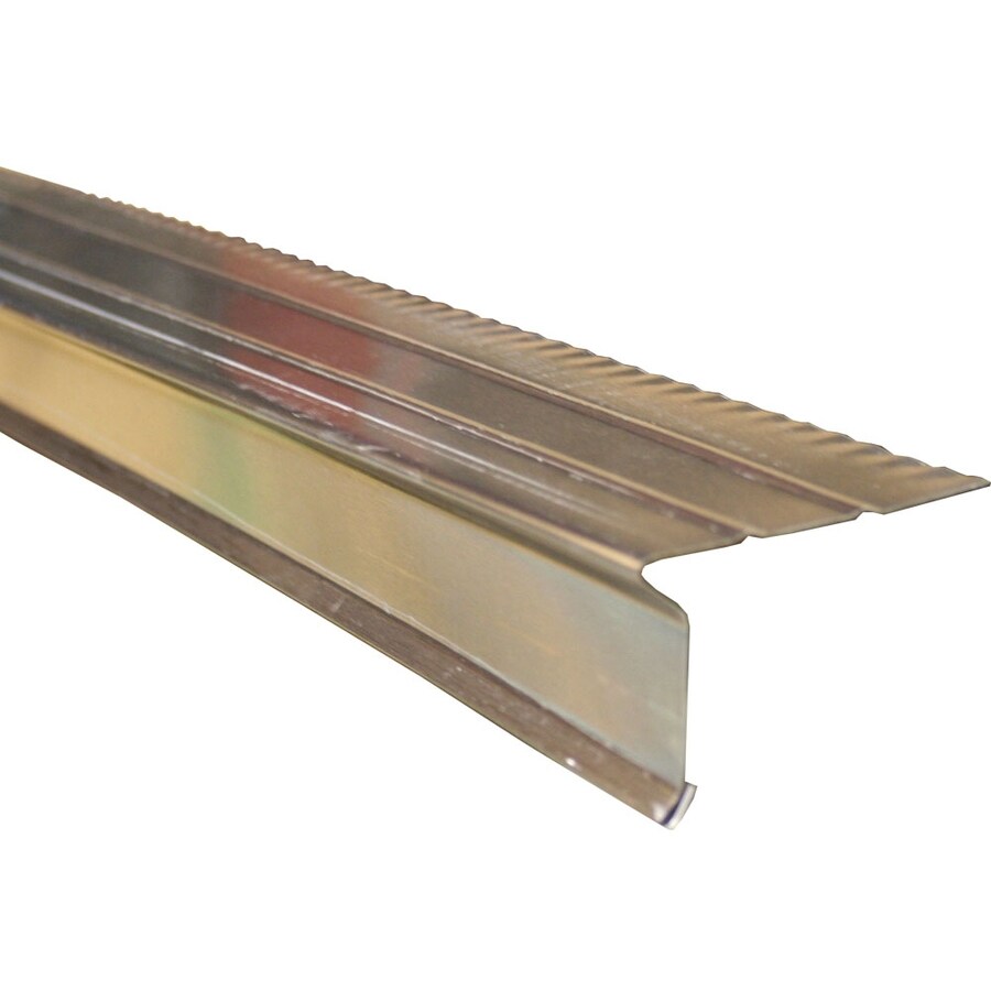 Union Corrugating 2.38-in X 10-ft Silver Aluminum Drip Edge In The Drip 