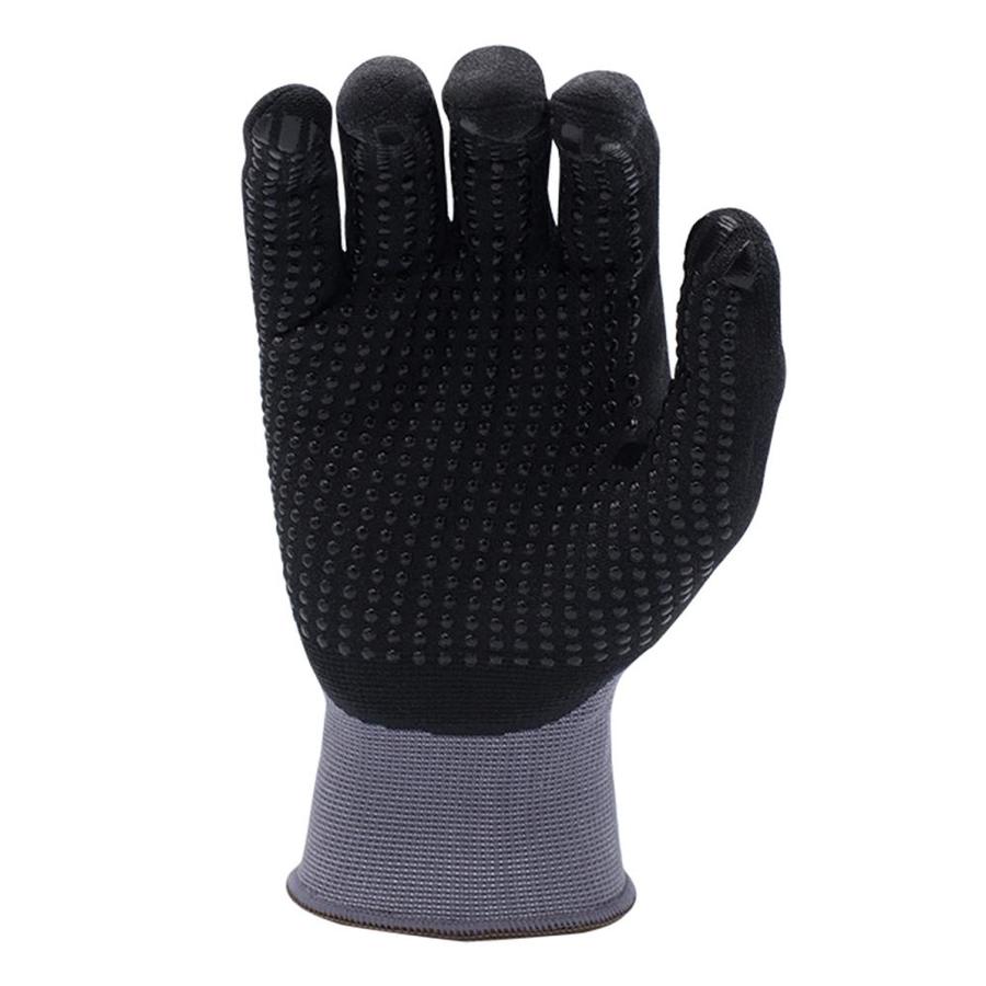 Grx Mens Nylon Nitrile Dipped Multipurpose Gloves, Medium In The Work 