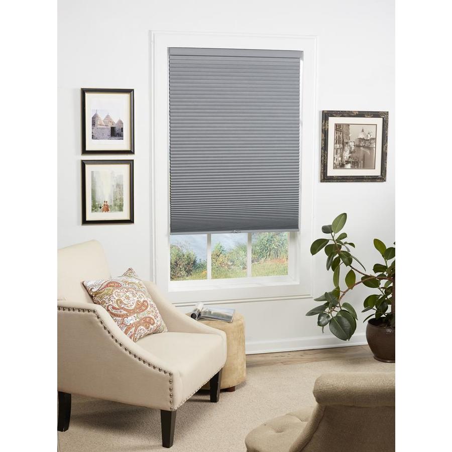 allen + roth Blackout 34in x 64in Gray Blackout Cordless Cellular