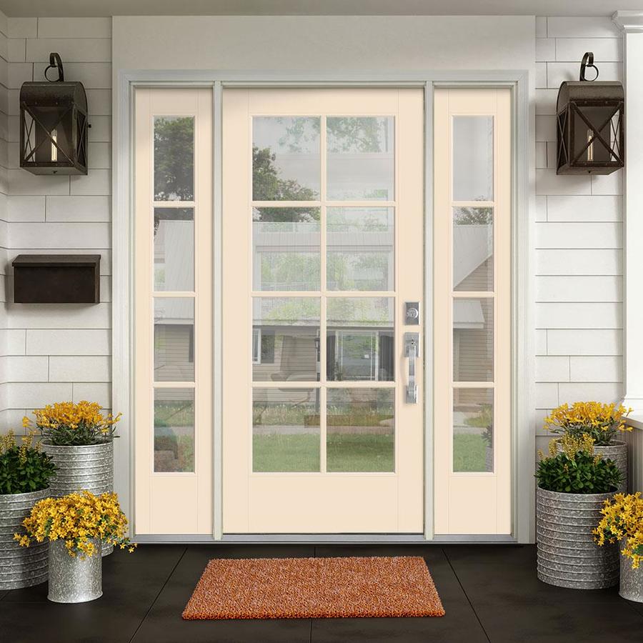 Modern 18 Lite Exterior Door for Small Space