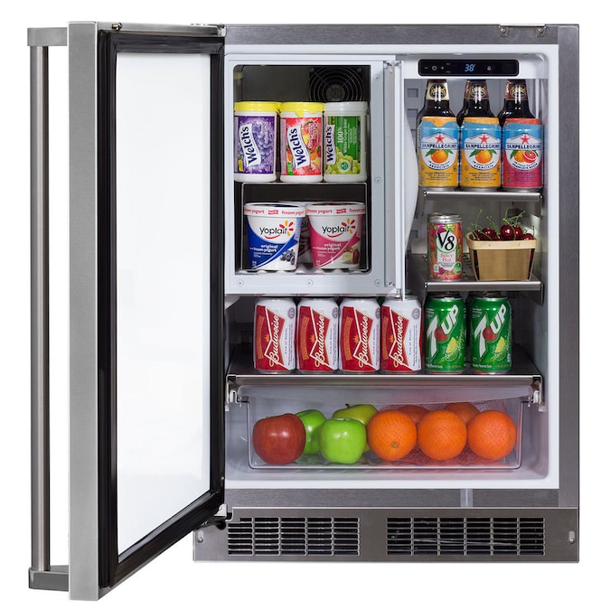 MARVEL Outdoor 4.9cu ft BuiltIn Compact Refrigerator