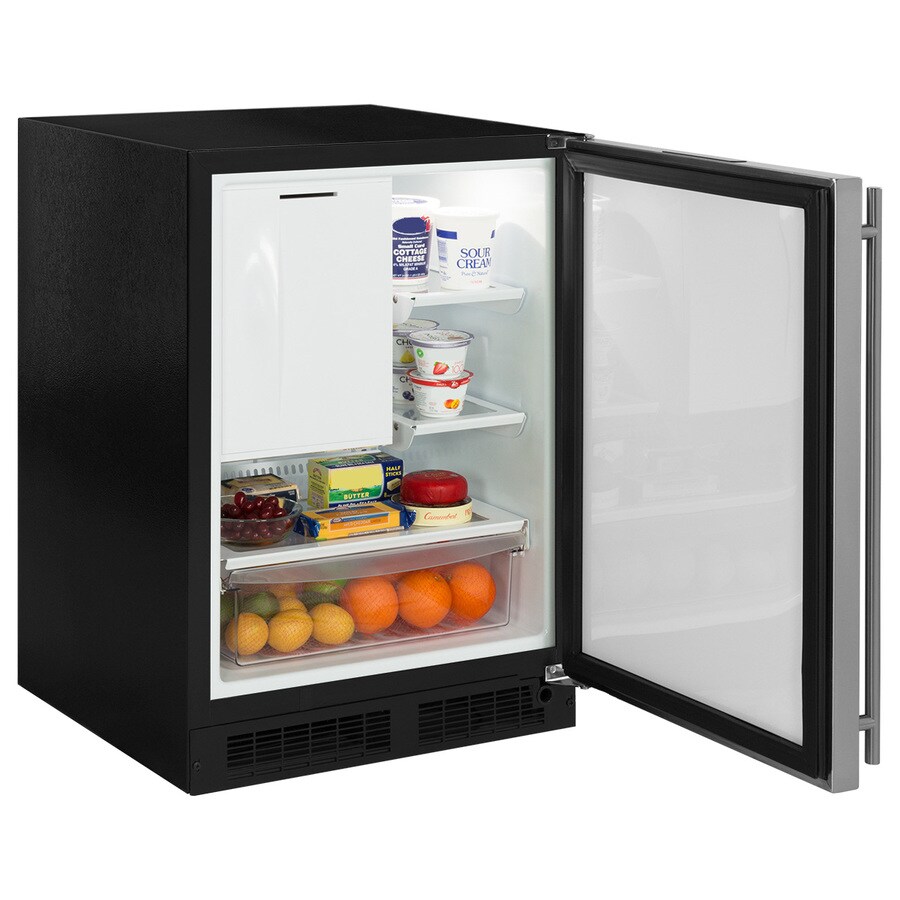 MARVEL 4.9cu ft BuiltIn Mini Fridge Freezer Compartment (Stainless