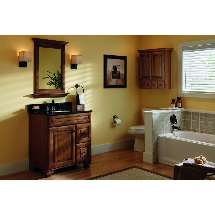 Diamond FreshFit Ballantyne 30in Mocha with Ebony Glaze Bathroom