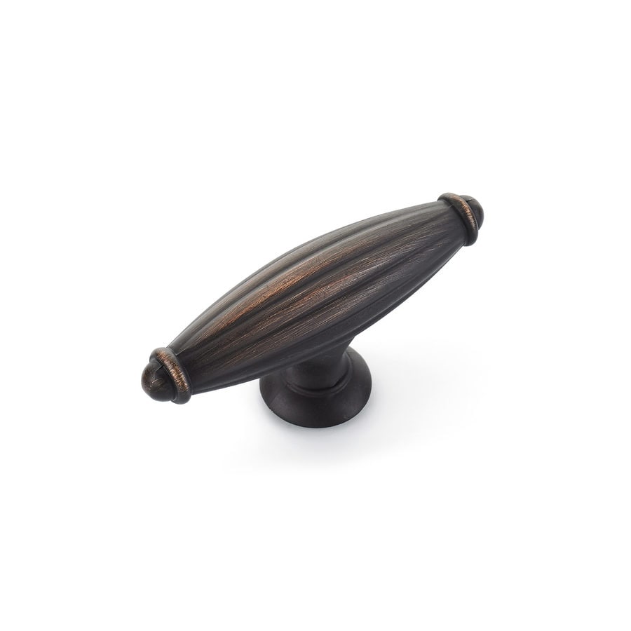 Shop Richelieu Brushed Oil Rubbed Bronze Oval Cabinet Knob At