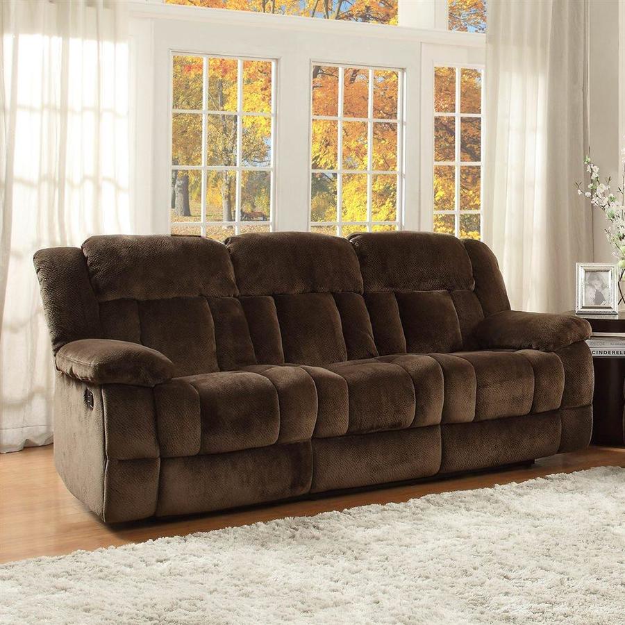 microfiber reclining sofa