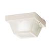 Kichler New Street In W White Outdoor Flush Mount Light At Lowes