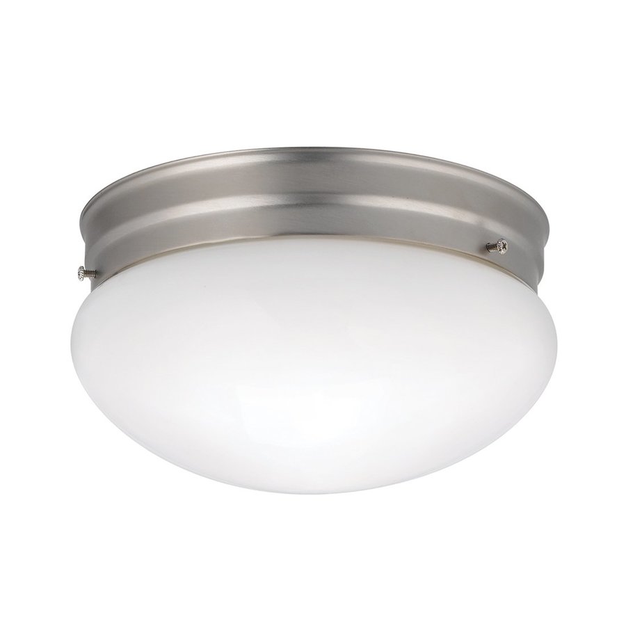 Kichler Ceiling Space 925 In Brushed Nickel Transitional Flush Mount Light In The Flush Mount 