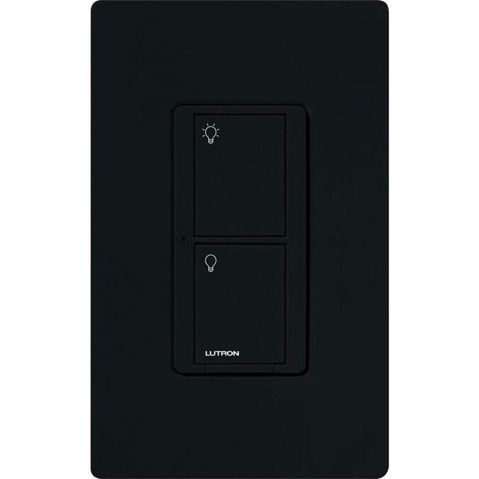 Lutron Caseta Wireless 6-Amp Single-Pole/3-Way Black Smart Light Switch