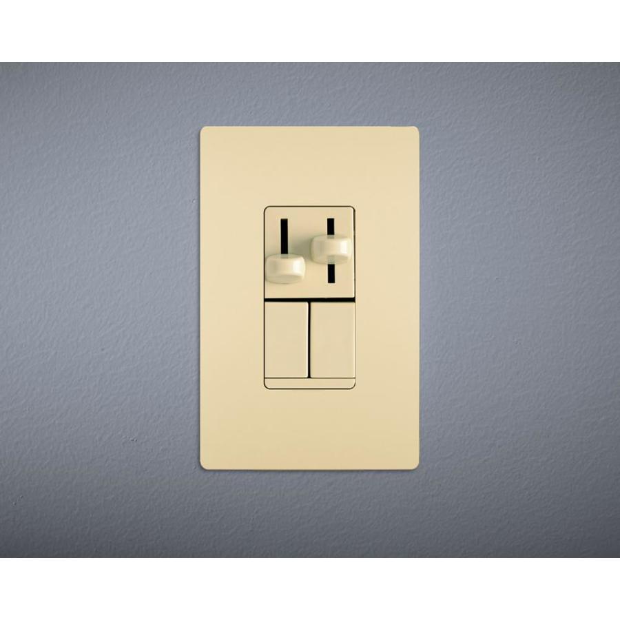 Legrand 3Speed 1.6Amp Ivory Slide Fan Control in the Fan Controls