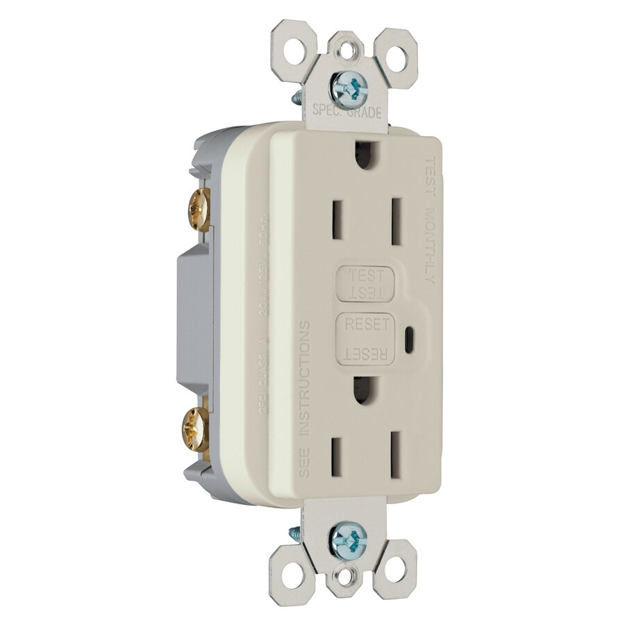 Pass & Seymour 15A GFCI Duplex Receptacle Extension Outlet Kit Receptacle Cover 