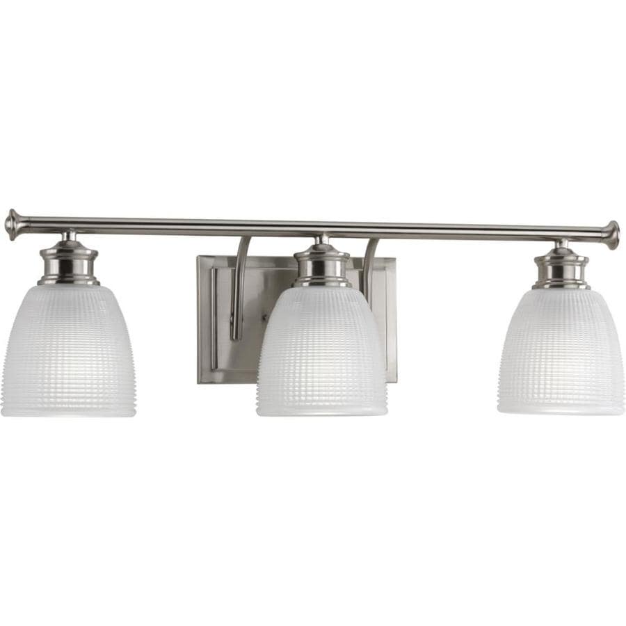 Shop Progress Lighting 3Light Lucky Brushed Nickel 