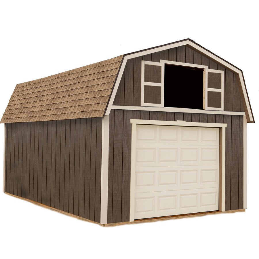  Storage Shed (Common: 12-ft x 16-ft; Interior Dimensions: 11.42-ft x