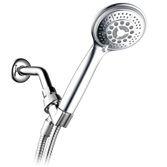 Dreamspa Chrome 5 Spray Handheld Shower 2 5 Gpm 9 5 Lpm In The Shower Heads Department At Lowes Com