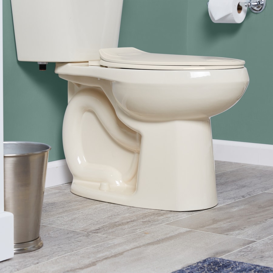 American Standard Colony Bone Elongated Chair Height 2 Piece Toilet 12