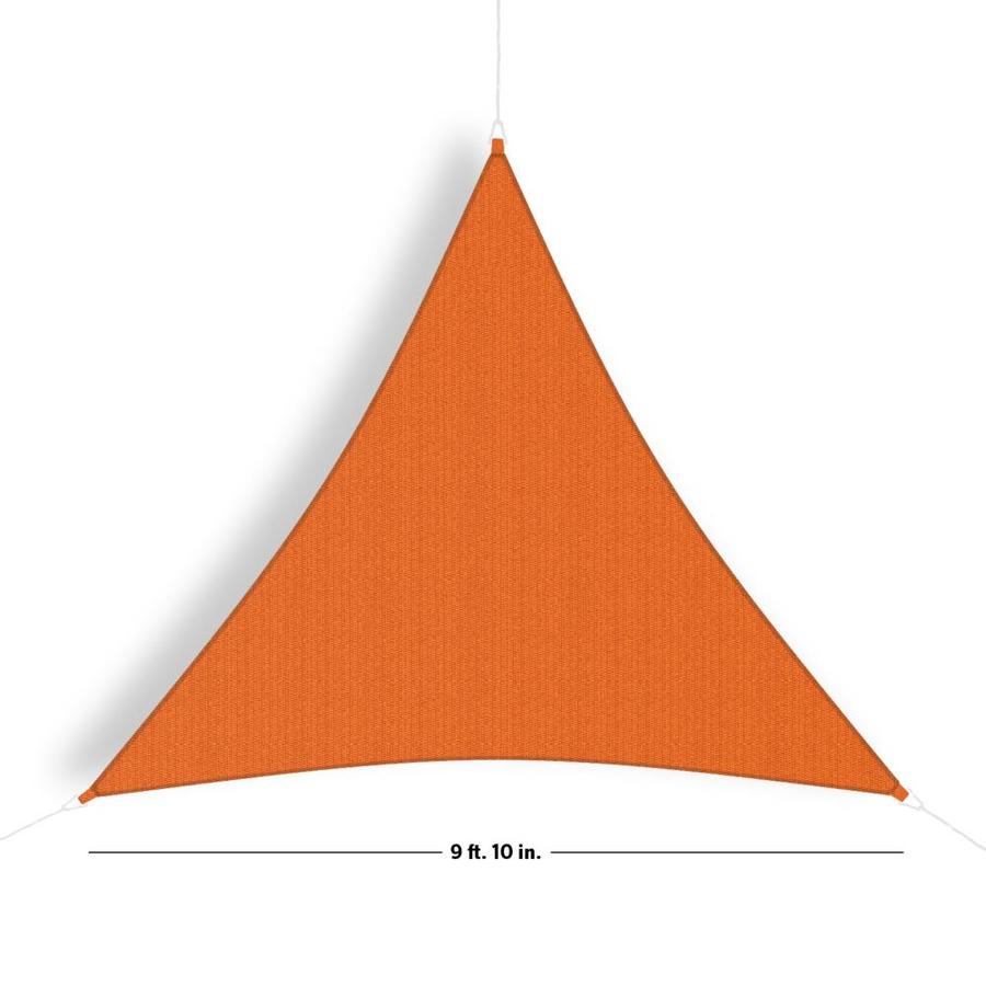 Coolaroo 10ft x 10ft Orange Shade Sail in the Shade Sails & Fabric