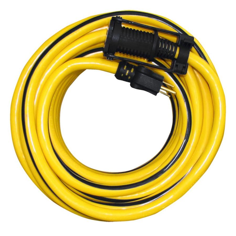 Shop Voltec Industries 100ft 15Amp 300Volt 10Gauge Yellow Outdoor