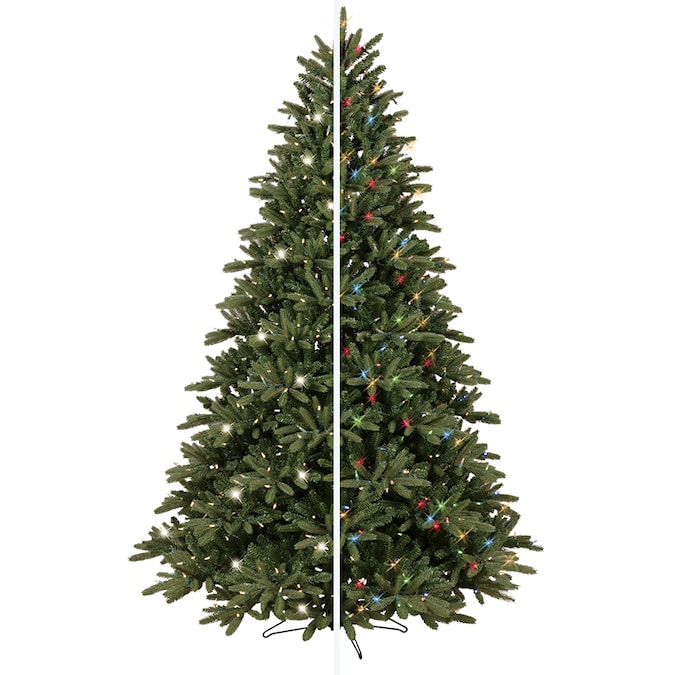GE 7.5ft PreLit Artificial Christmas Tree with 700 Multi [ 675 x 675 Pixel ]