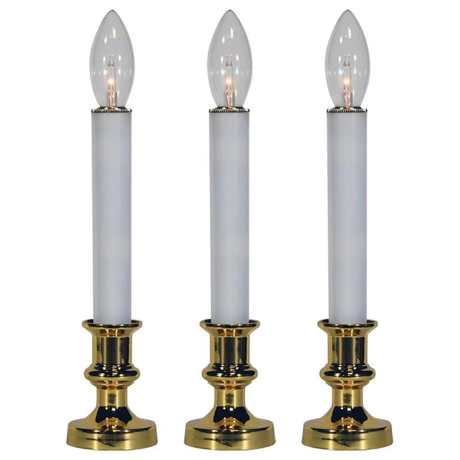 Ge White Candle Candolier In The Christmas Candles Department At Lowes Com