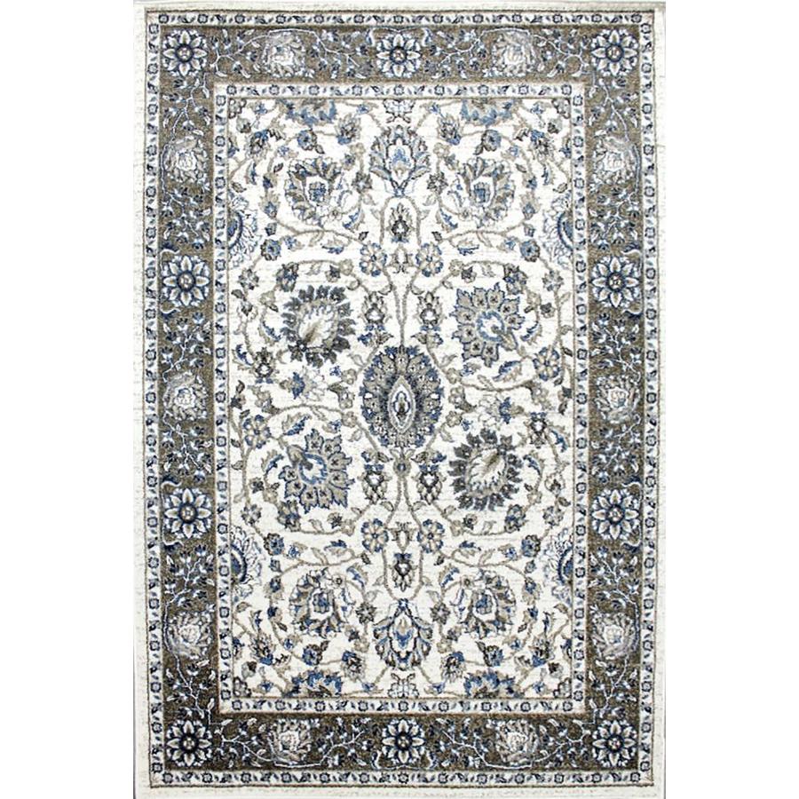 Carpet Art Deco Milos 5x7 Cream Area Rug 5 x 7 Cream