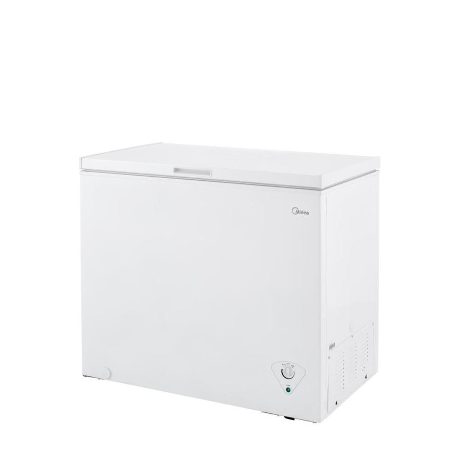 Midea 8 8 Cu Ft Manual Defrost Chest Freezer White In The Chest
