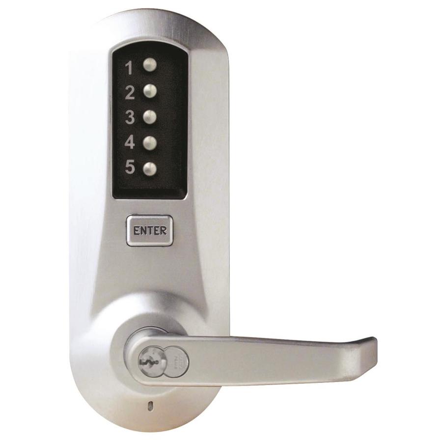 push lock door handle