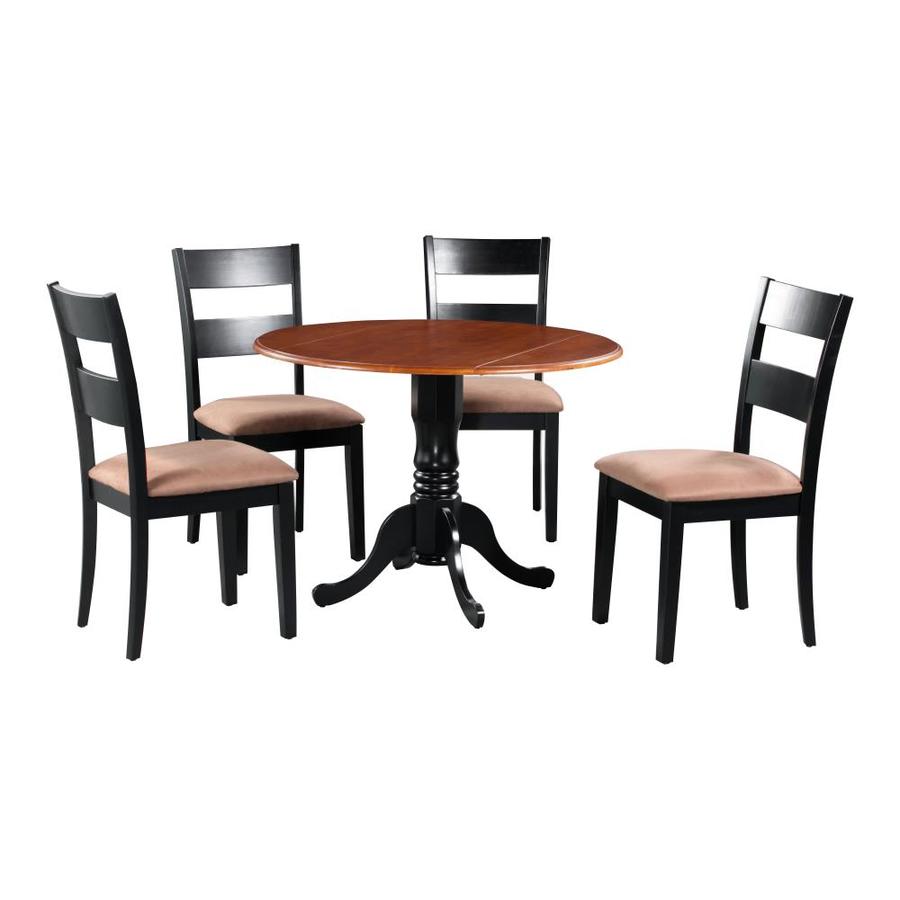 M D Furniture 5 Piece Drop Leaf Dining Set In The Dining Room Sets Department At Lowes Com