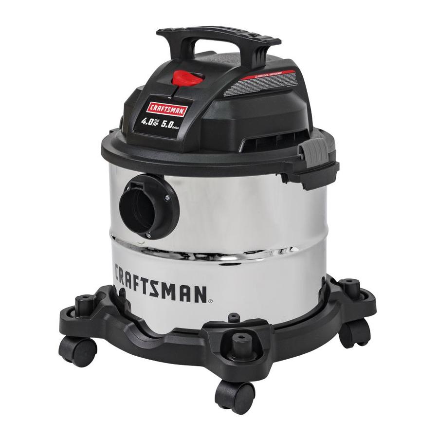 CRAFTSMAN 5Gallon Corded/Cordless Portable Wet/Dry Shop Vacuum in the