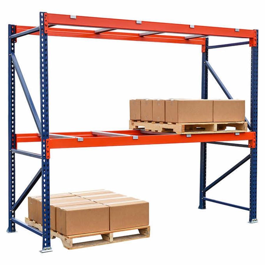 Storage Concepts 42 In D X 108 In W X 96 In H 2 Tier Steel Pallet Racking System In The Freestanding Shelving Units Department At Lowes Com