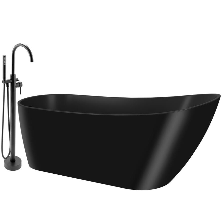 all black bathtub