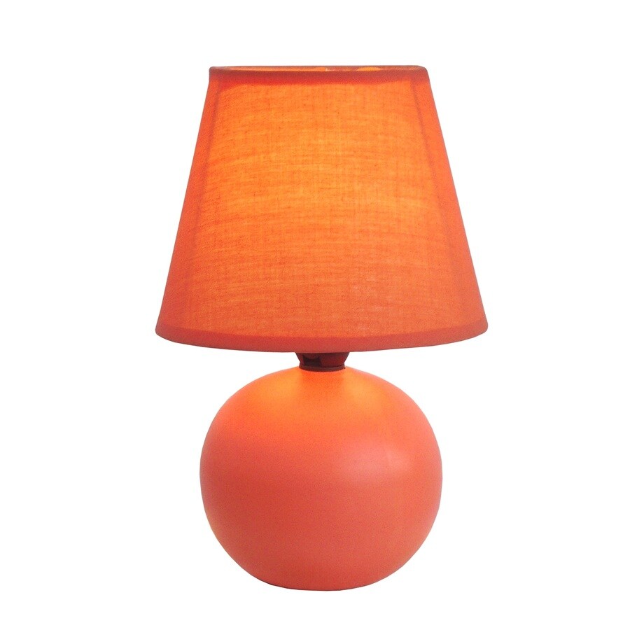 orange table lamp