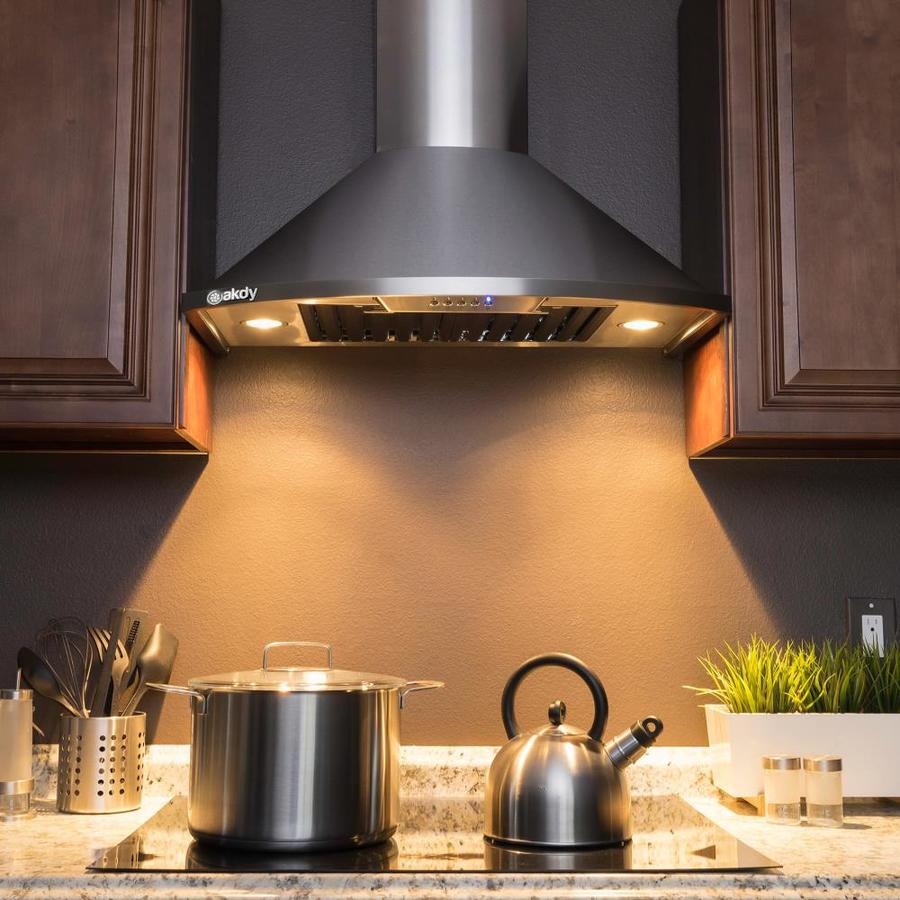 AKDY 30in Convertible Stainless Steel WallMounted Range Hood in the