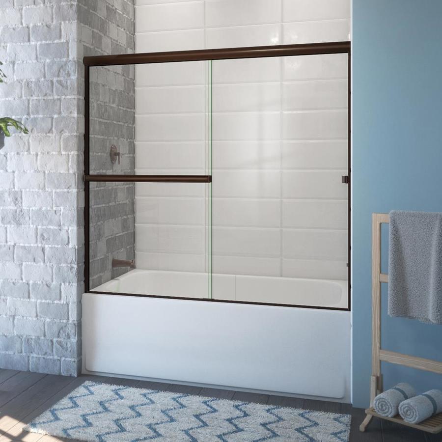 Arizona Shower Door Lite Euro 54 In To 58 In W X 56 375 In H Oil