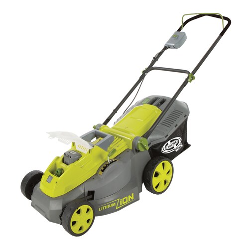 Sun Joe 40 Volt Brushless Lithium Ion Push 16 In Cordless Electric Lawn