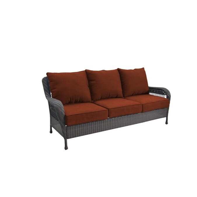 Allen Roth Glenlee Wicker Outdoor Sofa With Cushion And Of Lowes Glenlee Sofa Allen Roth Glenlee Wicker Outdoor Sofa With Cushion And Of Lowes Glenlee Sofa