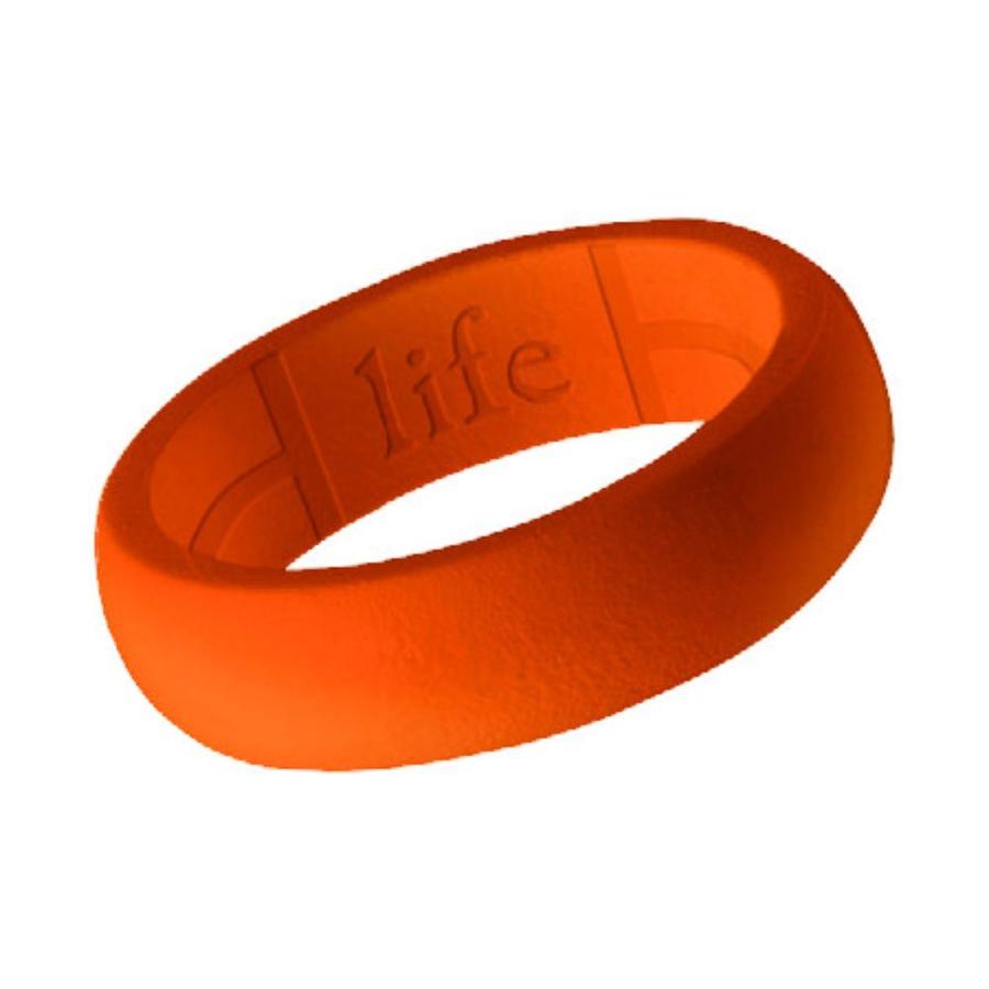 orange silicone wedding band