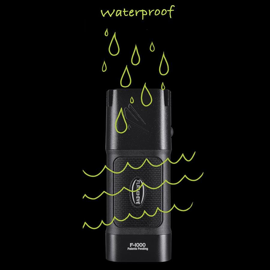 FL-7189 1000 Lumens FLATEYE F-1000 High Performance UNROUND Flashlight CREE LED Multi Position Waterproof /& Shockproof