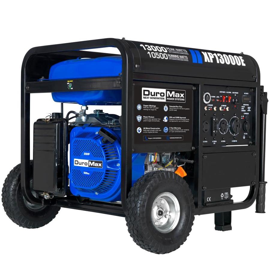 gas powered generators at lowes