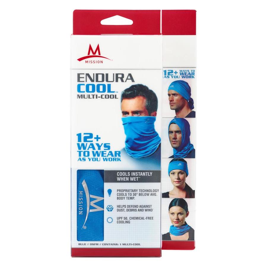 Blue Polyester Cooling Neck Wrap 