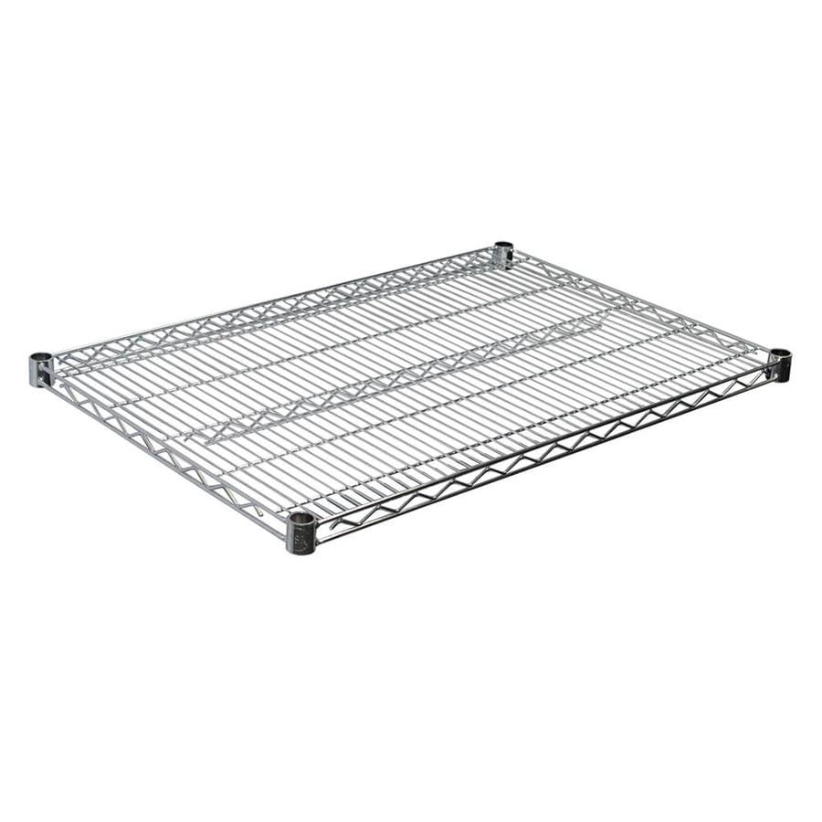 Storage Concepts 3-ft x 18-in Chrome Universal Wire Shelf ...