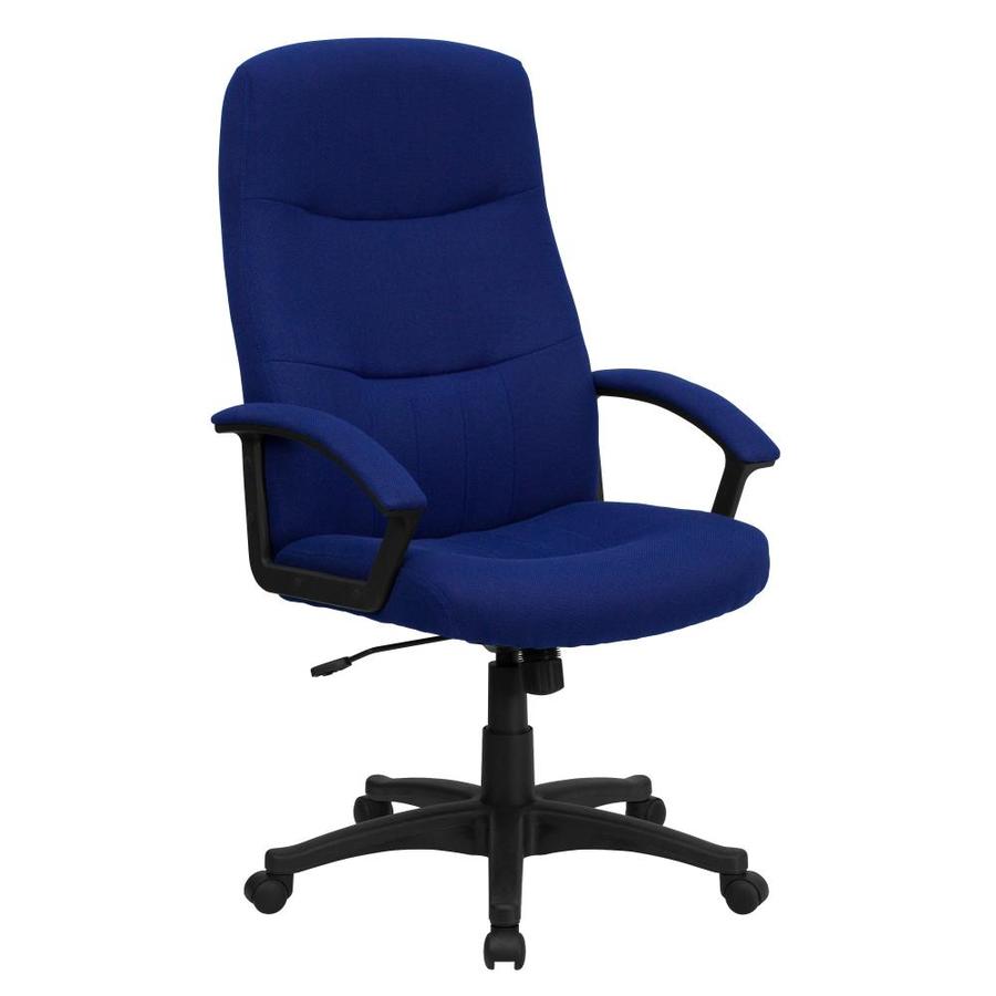 blue cloth office chair