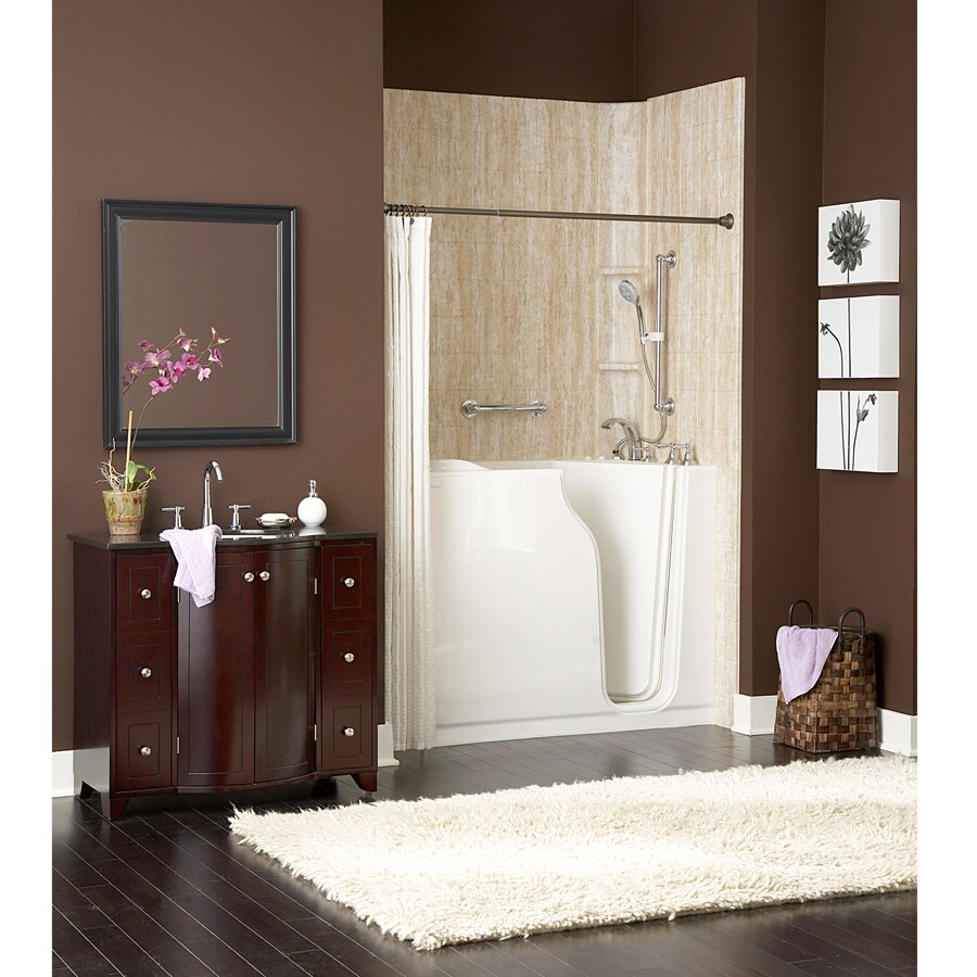 American Standard Walkin Bath 52in L x 30in W x 42in H White