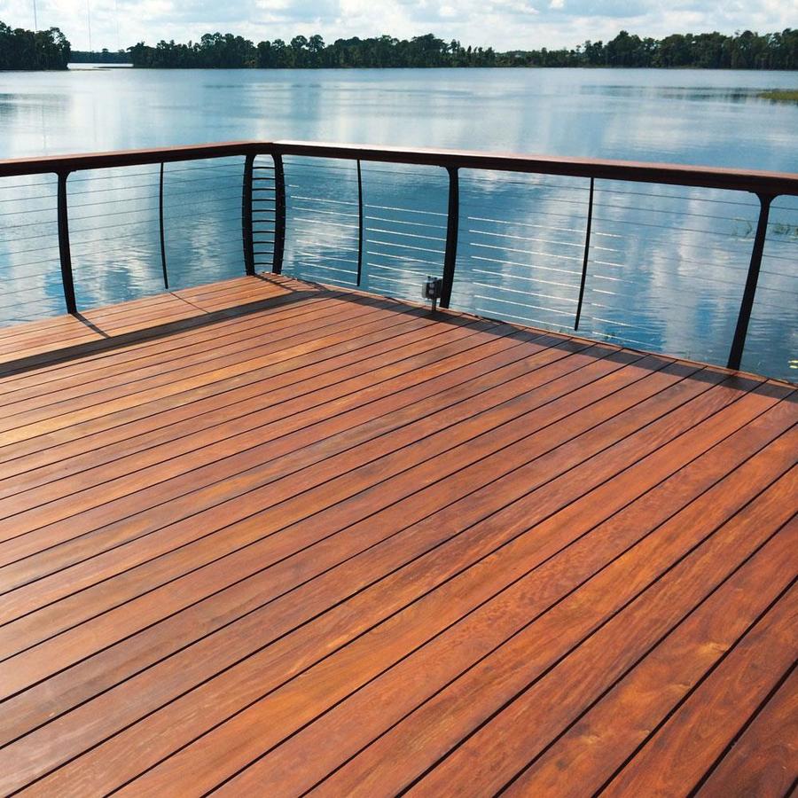 DeckWise Ipe Oil Hardwood Deck Finish Boiled Linseed Oil (Actual Net